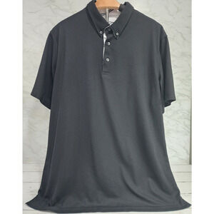 Eagle Golf Polo Men's Size XL in Black, Performance Comfort Casual Active Flex